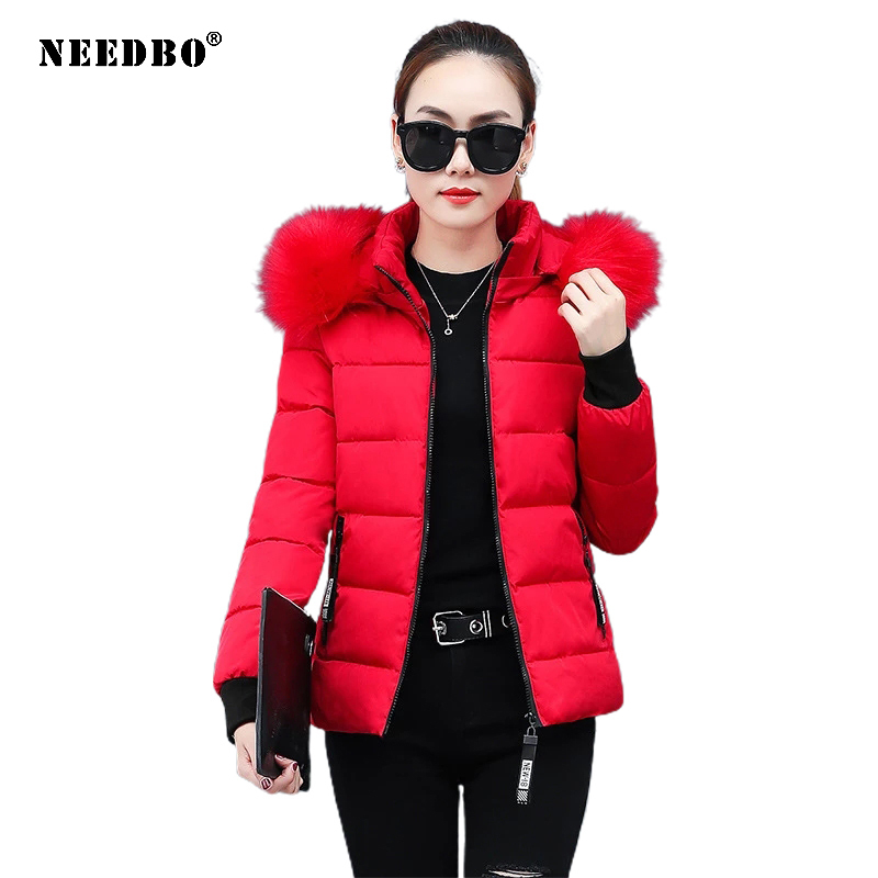 Winter Jacket Women Coat Fur Collar Parka Mujer Ladies Puffer Coat Women Elegant Casaco Loose Clothing Warm Coat Women Outwear 201029