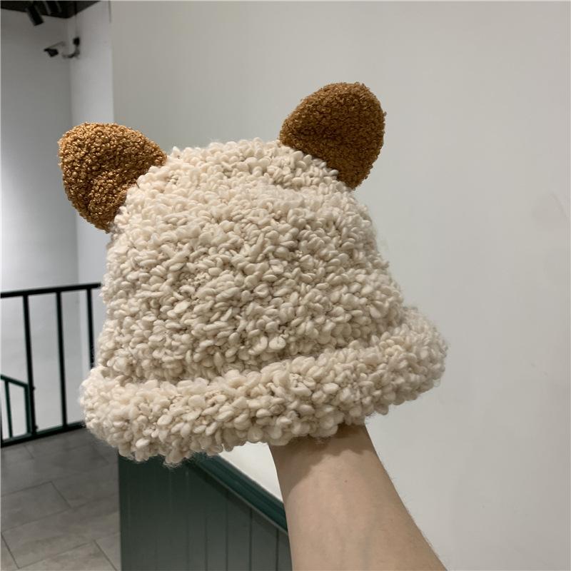 Bear Ears Plush Hat Women Autumn/winter Cute Women Winter Warm Hat Youth Girl Bucket Hats, Black
Bear Ears Plush Hat Women Autumn/winter Cute Women Winter Warm Hat Youth Girl Bucket Hats, Black