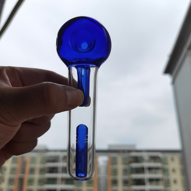 Big Water Handle Glass Pipe 3 Colors Spoon Bubbler Hybrid Spill Proof 5.3 Inch One Hitter Pipes For Dry Herb Tobacco Oil Burner VS Bong
Big Water Handle Glass Pipe 3 Colors Spoon Bubbler Hybrid Spill Proof 5.3 Inch One Hitter Pipes For Dry Herb Tobacco Oil Burner VS Bong