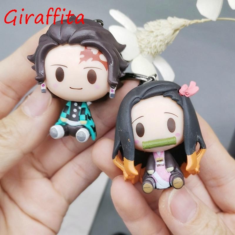 4PCS Demon Blade Keychain Anime Demon Slayer Keychain Cute Blade Of Ghost PVC Key Chain Keyring Pendant
4PCS Demon Blade Keychain Anime Demon Slayer Keychain Cute Blade Of Ghost PVC Key Chain Keyring Pendant