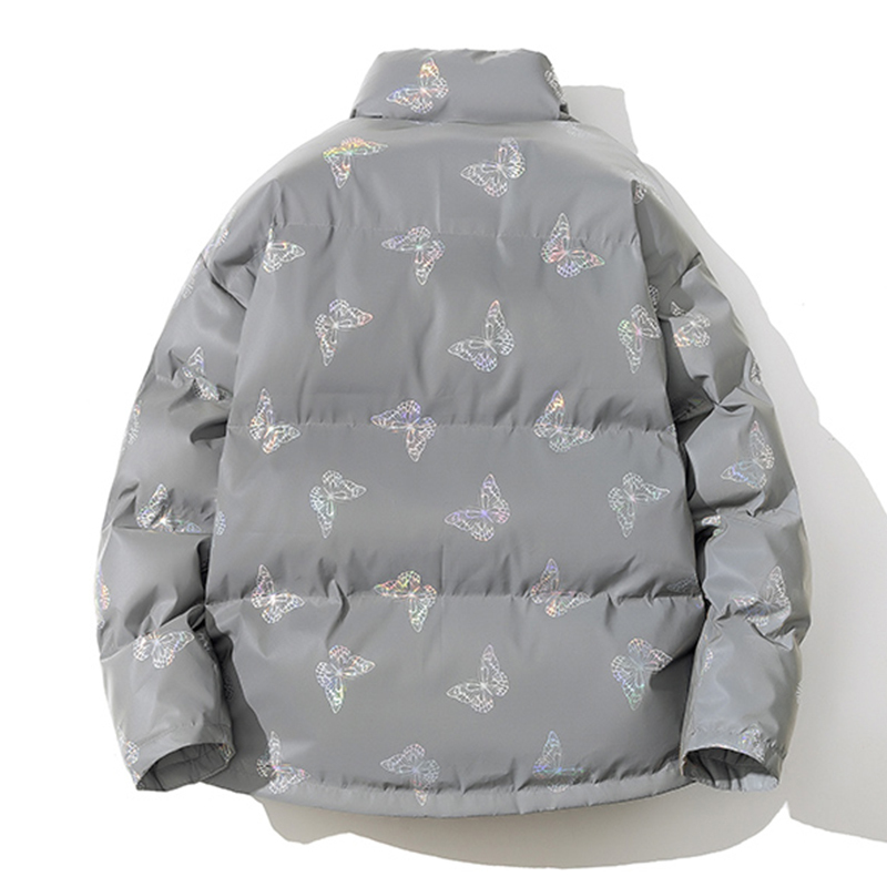 LEGIBLE Winter Jacket Women Thick Female Jackets Warm Winter Coat Woman Loose Reflective Parkas Women Plus Size 201217