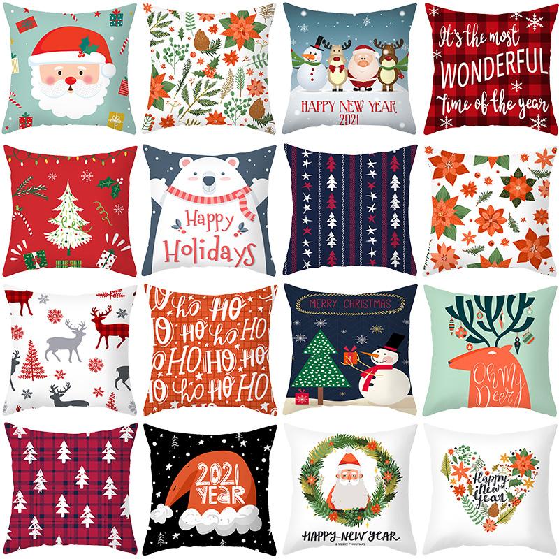 1Pc Christmas Pillowcase 45*45cm Sofa Cushion Cover Santa Snowman Print Home New Year Decor Bedroom Livingroom Throw Pillowcase, Z06
1Pc Christmas Pillowcase 45*45cm Sofa Cushion Cover Santa Snowman Print Home New Year Decor Bedroom Livingroom Throw Pillowcase, Z06