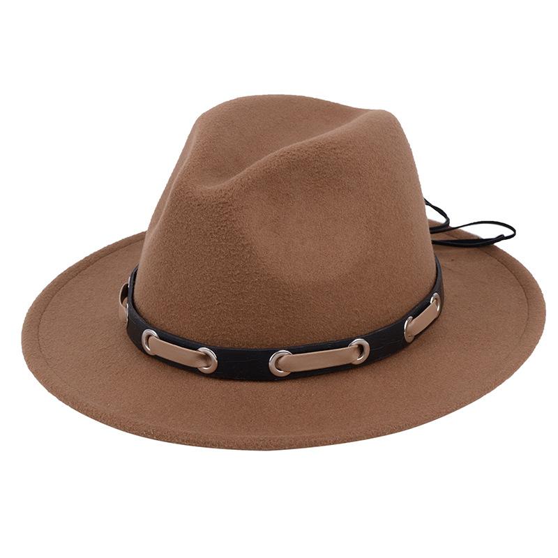Stingy Brim Hats Unisex Wide Panama Hat Classic Autumn Felt Fedora With Belt For Men Women, Black
Stingy Brim Hats Unisex Wide Panama Hat Classic Autumn Felt Fedora With Belt For Men Women, Black