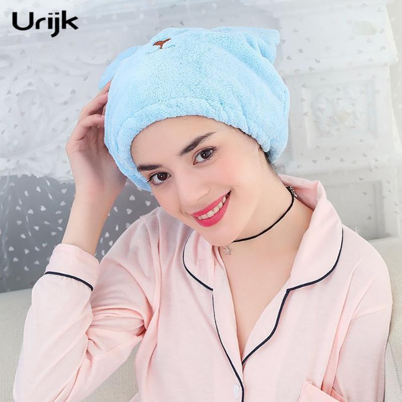 Urijk Bath Towel Hair Dry Cap Cartoon Women Bathroom Super Absorbent Quick-drying Microfiber Salon Towel Drop shipping Adult1, Pink
Urijk Bath Towel Hair Dry Cap Cartoon Women Bathroom Super Absorbent Quick-drying Microfiber Salon Towel Drop shipping Adult1, Pink