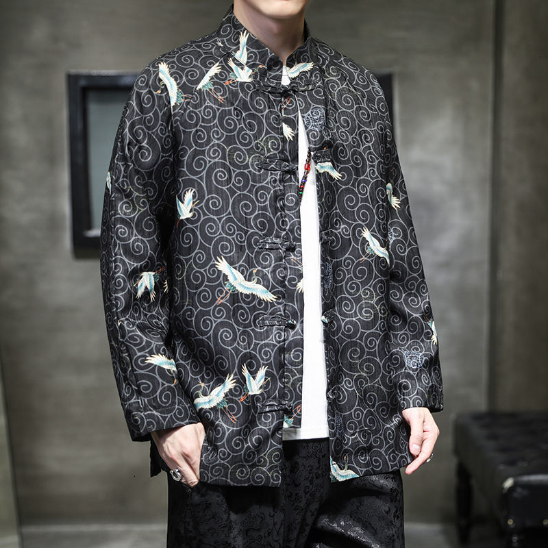 New 2021 Men's Chinese Casual Oversize Graphic Printed Coats Vintage Style Jackets Clothing Fashion X8ex, Black
New 2021 Men's Chinese Casual Oversize Graphic Printed Coats Vintage Style Jackets Clothing Fashion X8ex, Black
