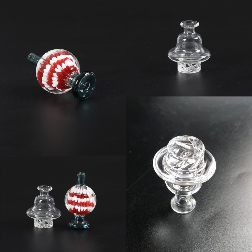 Hot Glass Spinning Carb Cap With 6mm Dab Terp Pearls UFO & Glass Bubble Carb Caps Suitfor Beveled Edge Flat Top Quartz Banger Nails FY2412
Hot Glass Spinning Carb Cap With 6mm Dab Terp Pearls UFO & Glass Bubble Carb Caps Suitfor Beveled Edge Flat Top Quartz Banger Nails FY2412