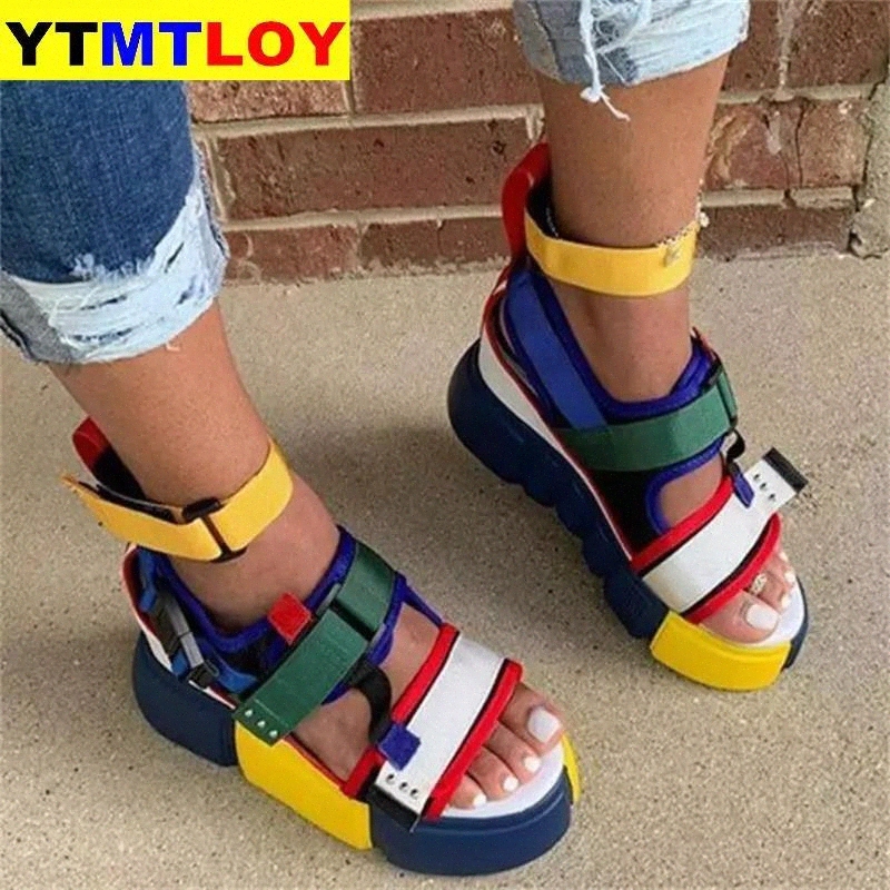 2021Big Size 44 Fashion Lady Velcro Platform Casual Thread Sandals Open Toe Buckle Sandals Women Summer Shoes Woman Wedges #vl1I, Black
2021Big Size 44 Fashion Lady Velcro Platform Casual Thread Sandals Open Toe Buckle Sandals Women Summer Shoes Woman Wedges #vl1I, Black