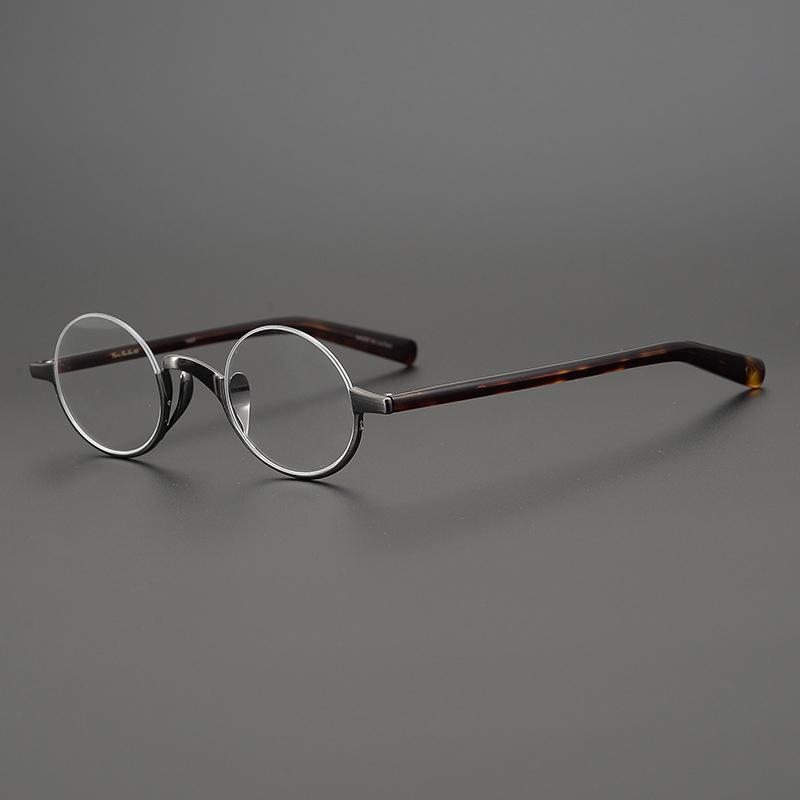 2021 Handmade Vintage Titanium Acetate Glasses Frame Men Women Round Semi Rimless Eyewear Myopia Optical Prescription Eyeglasses
2021 Handmade Vintage Titanium Acetate Glasses Frame Men Women Round Semi Rimless Eyewear Myopia Optical Prescription Eyeglasses