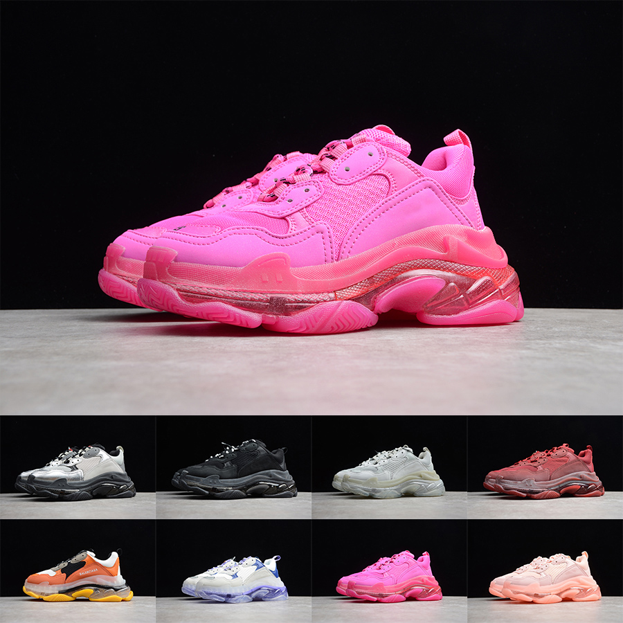 Crystal Bottom Paris Triple S 17FW Sneakers Black Cream Red Old Dad Shoes Mens Women Casual Trainers Retro Ladies Designer Shoes, Shown
Crystal Bottom Paris Triple S 17FW Sneakers Black Cream Red Old Dad Shoes Mens Women Casual Trainers Retro Ladies Designer Shoes, Shown