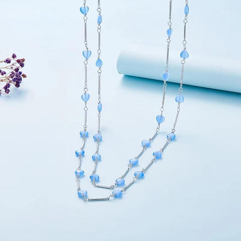 Chinese Name: milky white necklace women precious necklace Blue rose double Pullover women free delivery in two colors1
Chinese Name: milky white necklace women precious necklace Blue rose double Pullover women free delivery in two colors1