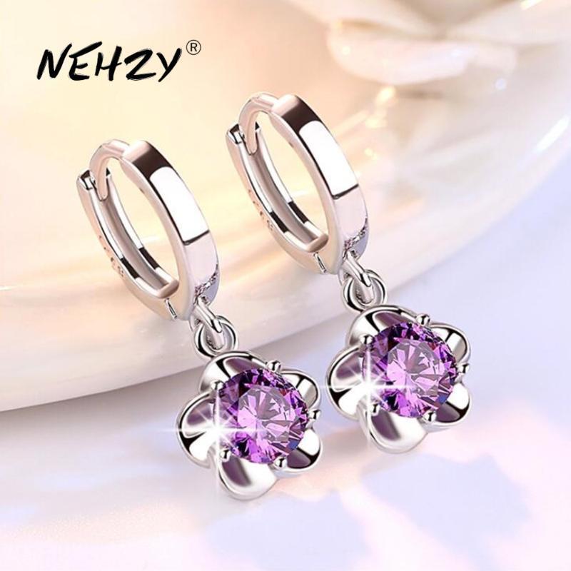 Hoop & Huggie NEHZY 925 Sterling Silver Earrings Jewelry High Quality Retro Simple Pattern Purple White Zircon 1
Hoop & Huggie NEHZY 925 Sterling Silver Earrings Jewelry High Quality Retro Simple Pattern Purple White Zircon 1