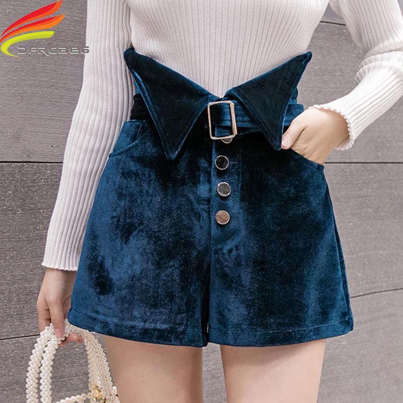 New Autumn Winter Velvet Shorts Women Korean Style Casual High Waist A Line Shorts With Belt Warm Wide Leg Outwear Short Femme, Black
New Autumn Winter Velvet Shorts Women Korean Style Casual High Waist A Line Shorts With Belt Warm Wide Leg Outwear Short Femme, Black