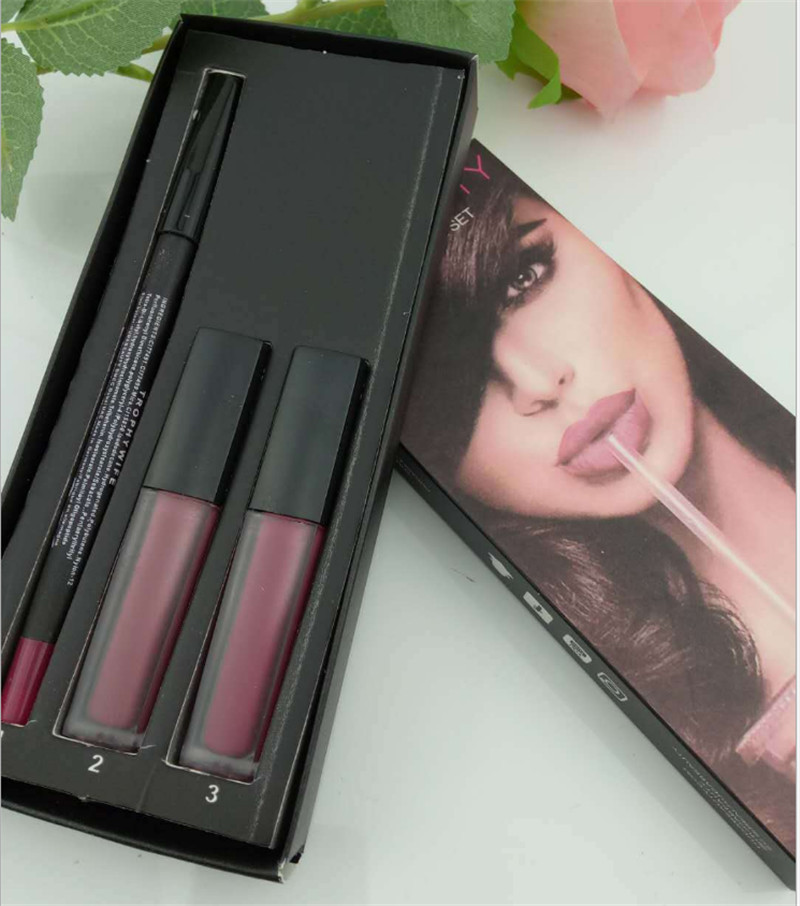 Lowest Price!!Hot makeup Brand Beauty 3in1 Lipstick set 2pcs liquid lipstick+1pc lipliner High quality Limited Stock SALE
Lowest Price!!Hot makeup Brand Beauty 3in1 Lipstick set 2pcs liquid lipstick+1pc lipliner High quality Limited Stock SALE