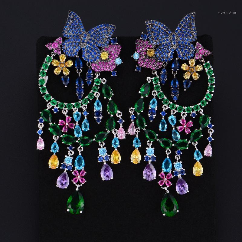 Siscathy Cute Butterfly Pierced Full CZ Cubic Zirconia Earrings Fashion Jewelry Statement Dangle Drop Earrings For Women Wear1
Siscathy Cute Butterfly Pierced Full CZ Cubic Zirconia Earrings Fashion Jewelry Statement Dangle Drop Earrings For Women Wear1