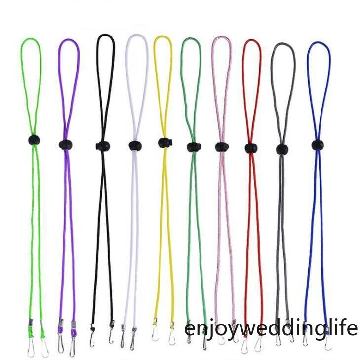 Mask Lanyard Adjustable Hang Rope Safety Face Mask Rest Ear holder Rope Hang On Neck String For Mask Anti-Loss Straps 10 Color DHL ship
Mask Lanyard Adjustable Hang Rope Safety Face Mask Rest Ear holder Rope Hang On Neck String For Mask Anti-Loss Straps 10 Color DHL ship