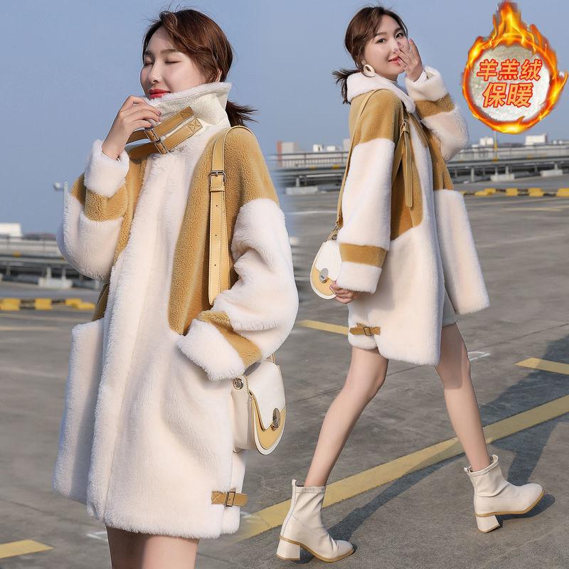 Autumn and winter new large size women' cashmere coat women' korean version loose thickened mid-length cashmere coat, Sky blue
Autumn and winter new large size women' cashmere coat women' korean version loose thickened mid-length cashmere coat, Sky blue