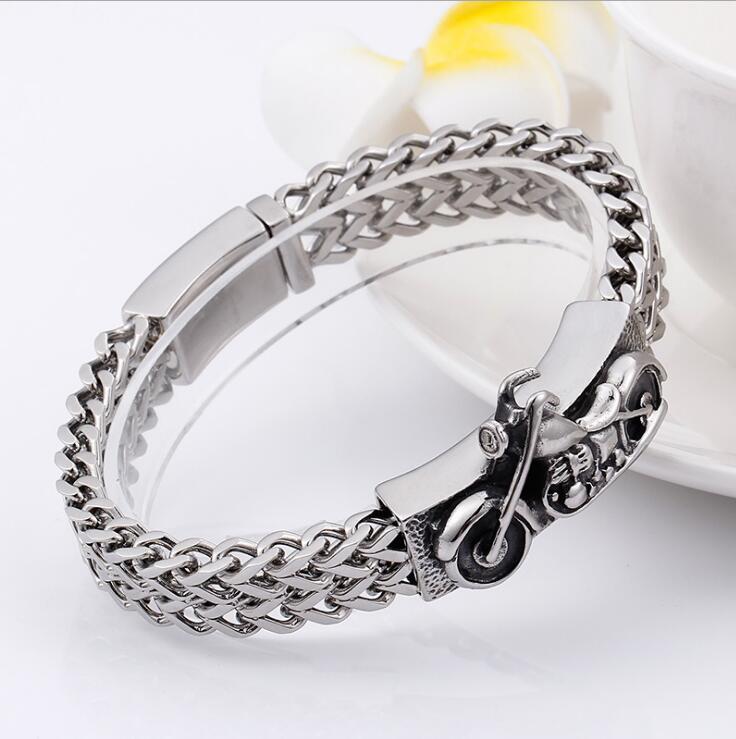 Fashion Mesh Link Chain Stainless Steel Bracelet Men Heavy 12MM Wide Mens Bicycle Motorcycle Chain Wristband Bracelets Bangle
Fashion Mesh Link Chain Stainless Steel Bracelet Men Heavy 12MM Wide Mens Bicycle Motorcycle Chain Wristband Bracelets Bangle