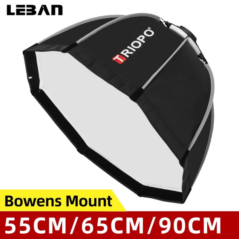 Triopo 90cm 65cm 55cm Photo Bowens Mount Portable Octagon Umbrella Outdoor SoftBox with Carrying Bag for Studio Flash Softbox
Triopo 90cm 65cm 55cm Photo Bowens Mount Portable Octagon Umbrella Outdoor SoftBox with Carrying Bag for Studio Flash Softbox