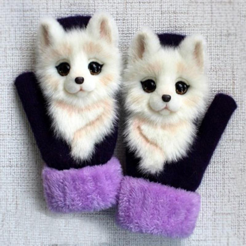 Cute 3D Animal Cartoon Cat Dog Goves Ladies Winter Running Thermal Knitted Gloves Women Men Windproof Thermal Warm Mittens
Cute 3D Animal Cartoon Cat Dog Goves Ladies Winter Running Thermal Knitted Gloves Women Men Windproof Thermal Warm Mittens