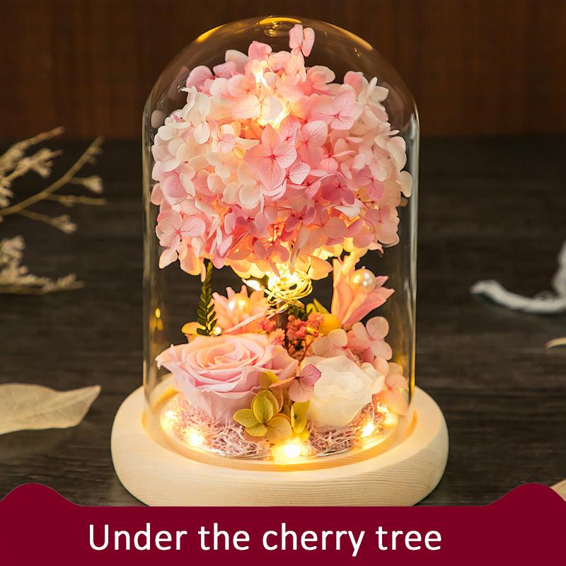 Eternal flower Gift box Glass cover Ornaments Send girlfriend Best friend birthday gift rose flower Christmas festival
Eternal flower Gift box Glass cover Ornaments Send girlfriend Best friend birthday gift rose flower Christmas festival