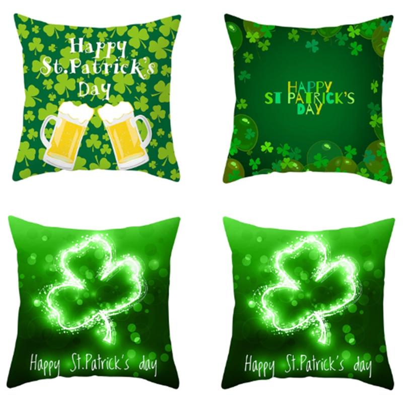 Cushion Cover St. Patrick's Day Pillowcase Throw Pillow Covers Decorative Pillowcase Cushions Plants Cushion Covers Pillow Case, Green
Cushion Cover St. Patrick's Day Pillowcase Throw Pillow Covers Decorative Pillowcase Cushions Plants Cushion Covers Pillow Case, Green
