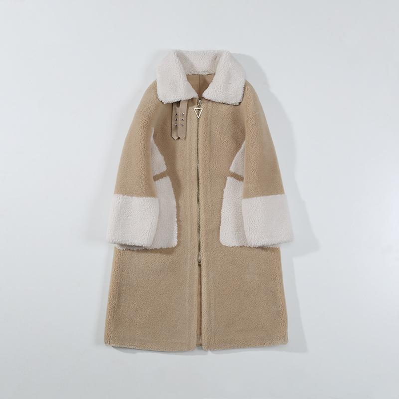 Female Soft Thicken 2020 Winter New Grain Lamb Down Sheep Shear Coat Medium Length, Camel
Female Soft Thicken 2020 Winter New Grain Lamb Down Sheep Shear Coat Medium Length, Camel