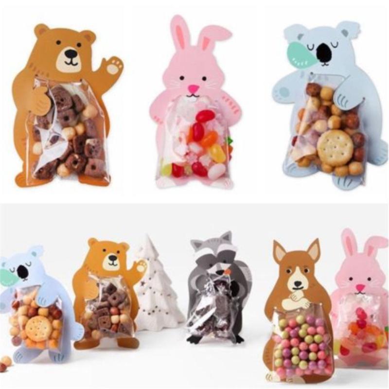 10pcs/lot Cute Animal Bear Koala Candy Bags Greeting Cards Cookie Bags Gift Baby Shower Birthday Party Decoration
10pcs/lot Cute Animal Bear Koala Candy Bags Greeting Cards Cookie Bags Gift Baby Shower Birthday Party Decoration