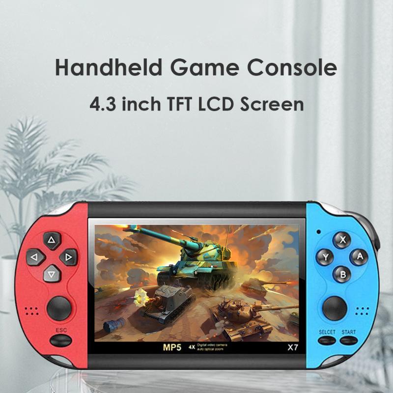 X7 4.3 inch Handheld Game Console LCD Display 8GB Pocket 3000 AV TV Out 5.1 Surround Sound
X7 4.3 inch Handheld Game Console LCD Display 8GB Pocket 3000 AV TV Out 5.1 Surround Sound