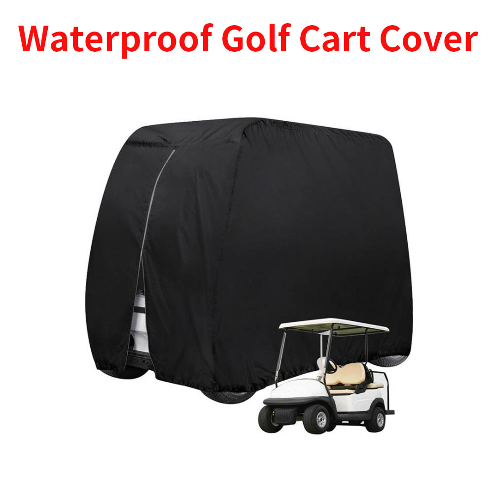 Protable 112'' x 48'' x 66'' Waterproof Sunproof Outdoor Golf Cart Cover for Yamaha EZ GO Club Car 4 Passengers
Protable 112'' x 48'' x 66'' Waterproof Sunproof Outdoor Golf Cart Cover for Yamaha EZ GO Club Car 4 Passengers