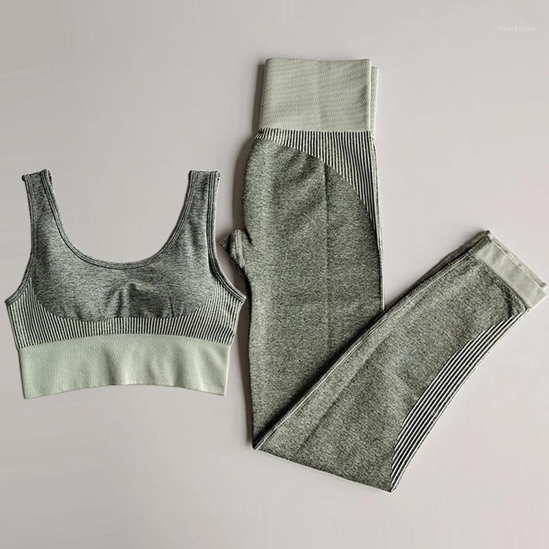 2 Piece Seamless Yoga Set Women' Tracksuit Fitness Clothing Sports Suit High Waist Gym Leggings Sports Bra Running Sportswear1, Army green
2 Piece Seamless Yoga Set Women' Tracksuit Fitness Clothing Sports Suit High Waist Gym Leggings Sports Bra Running Sportswear1, Army green