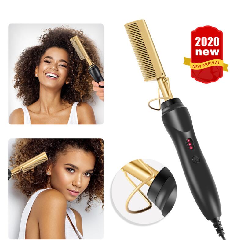 2 in 1 Electric Comb Straightener wand Hair Curling Irons hair curler Comb Hot Straightening Electric Comb Titanium Alloy
2 in 1 Electric Comb Straightener wand Hair Curling Irons hair curler Comb Hot Straightening Electric Comb Titanium Alloy