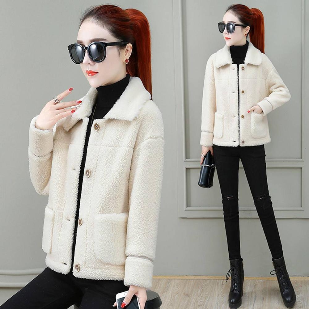 Elegant From the Feminine Fake Autumn Thick Winter Warm Woolen Jacket Soft Single Pocket Breasted Outerwear Fur Coat Yhll, Unkcamelunk
Elegant From the Feminine Fake Autumn Thick Winter Warm Woolen Jacket Soft Single Pocket Breasted Outerwear Fur Coat Yhll, Unkcamelunk