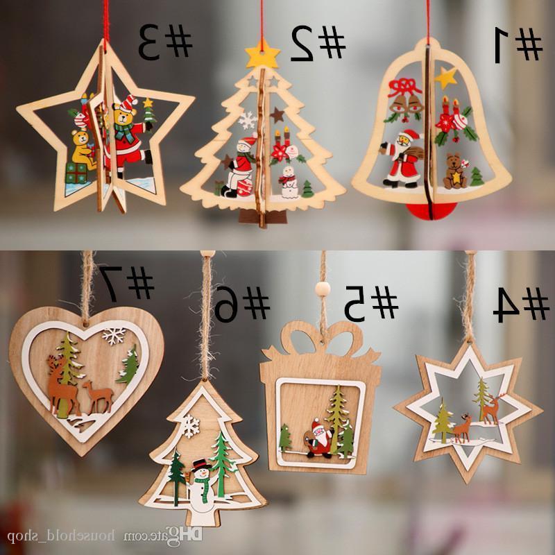 Christmas Decorations Christmas Ornament Wooden Christmas Tree Small Pendant Wooden Five-pointed Star Bell Pendant Gift for Child Wholesale
Christmas Decorations Christmas Ornament Wooden Christmas Tree Small Pendant Wooden Five-pointed Star Bell Pendant Gift for Child Wholesale