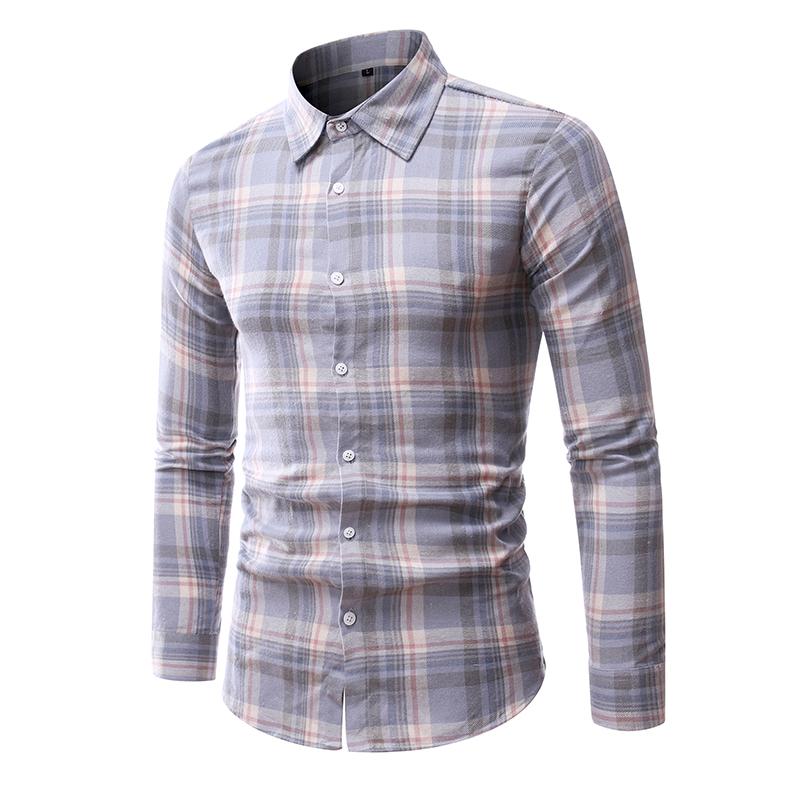 Camisas Social spring 2021 men' fashion plaid long-sleeve shirt Men' button down casual plaid shirt, Blue
Camisas Social spring 2021 men' fashion plaid long-sleeve shirt Men' button down casual plaid shirt, Blue