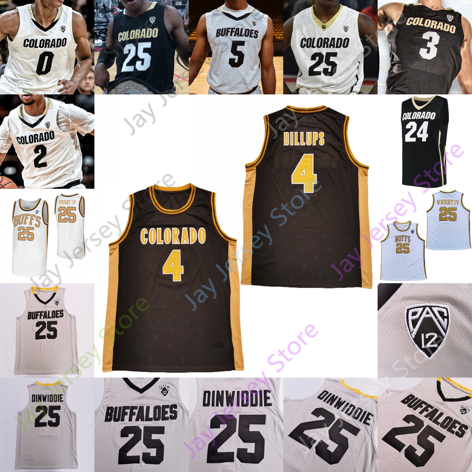 Colorado Buffaloes Basketball Jersey NCAA College Tyler Bey McKinley Wright IV Schwartz Dinwiddie Billups Battey Siewert Gatling Kountz, Light grey
Colorado Buffaloes Basketball Jersey NCAA College Tyler Bey McKinley Wright IV Schwartz Dinwiddie Billups Battey Siewert Gatling Kountz, Light grey