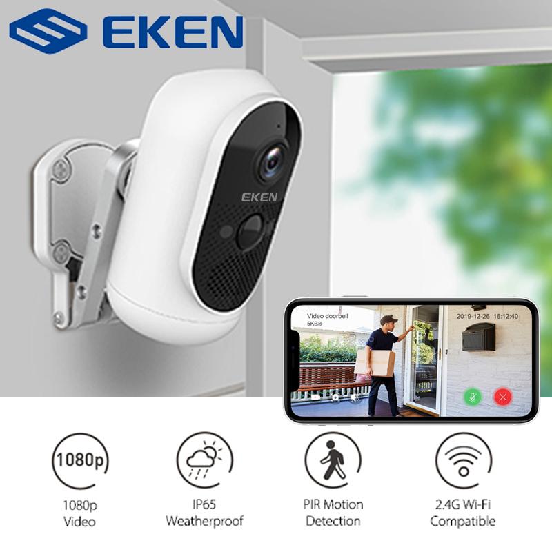 EKEN 1080P Wifi Battery Camera Home Outdoor IP65 Weatherproof Night Vision Support SD Card Motion Detection Wireless IP Cameras
EKEN 1080P Wifi Battery Camera Home Outdoor IP65 Weatherproof Night Vision Support SD Card Motion Detection Wireless IP Cameras
