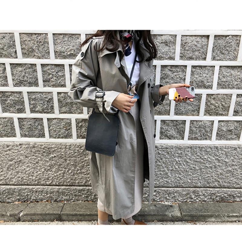 Spring and Autumn BF Trench coat female 2020 Fashion long casual windbreaker coat long-sleeved women outwears A237, Tan;black
Spring and Autumn BF Trench coat female 2020 Fashion long casual windbreaker coat long-sleeved women outwears A237, Tan;black
