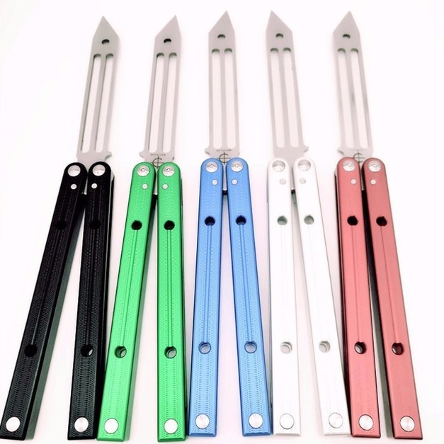 Butterfly SQUID TRAINER training knife baliplus Aluminum Alloy handle 420 stainless steel blade tactical folding pocket knife
Butterfly SQUID TRAINER training knife baliplus Aluminum Alloy handle 420 stainless steel blade tactical folding pocket knife