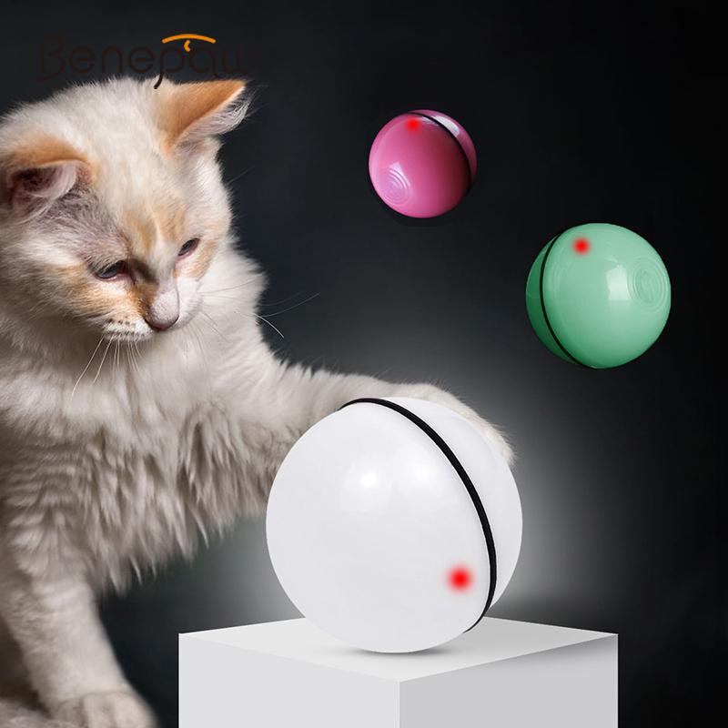 Benepaw Smart 360 Degree Self Rotating Ball Nontoxic Cat Toys Interactive Pet Kitten Game Led Light USB Charging Stimulate Hunt
Benepaw Smart 360 Degree Self Rotating Ball Nontoxic Cat Toys Interactive Pet Kitten Game Led Light USB Charging Stimulate Hunt
