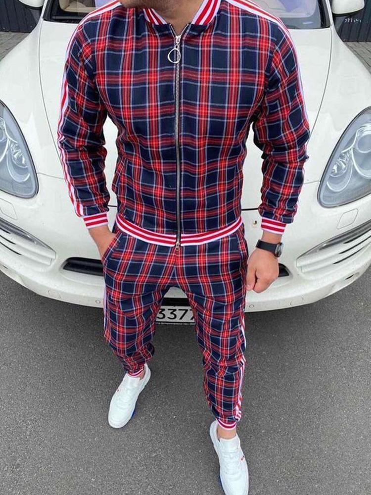 Men's Tracksuits Men's Sets 3D Print Men Grid Two-piece Patchwork Zipper Small Leg Trouser Sweat Suits Slim Sportswear Sets1
Men's Tracksuits Men's Sets 3D Print Men Grid Two-piece Patchwork Zipper Small Leg Trouser Sweat Suits Slim Sportswear Sets1