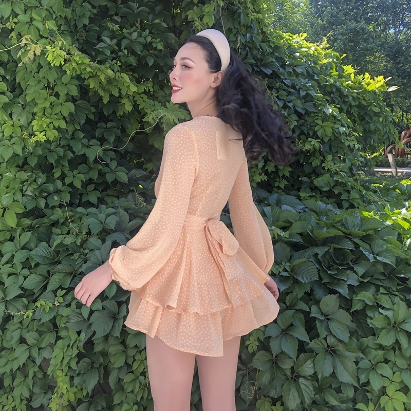 2021 New Chiffon Jumpsuits Women's Lace Long Sleeve Overalls Casual Playsuits Break NDF2, Orange.
2021 New Chiffon Jumpsuits Women's Lace Long Sleeve Overalls Casual Playsuits Break NDF2, Orange.