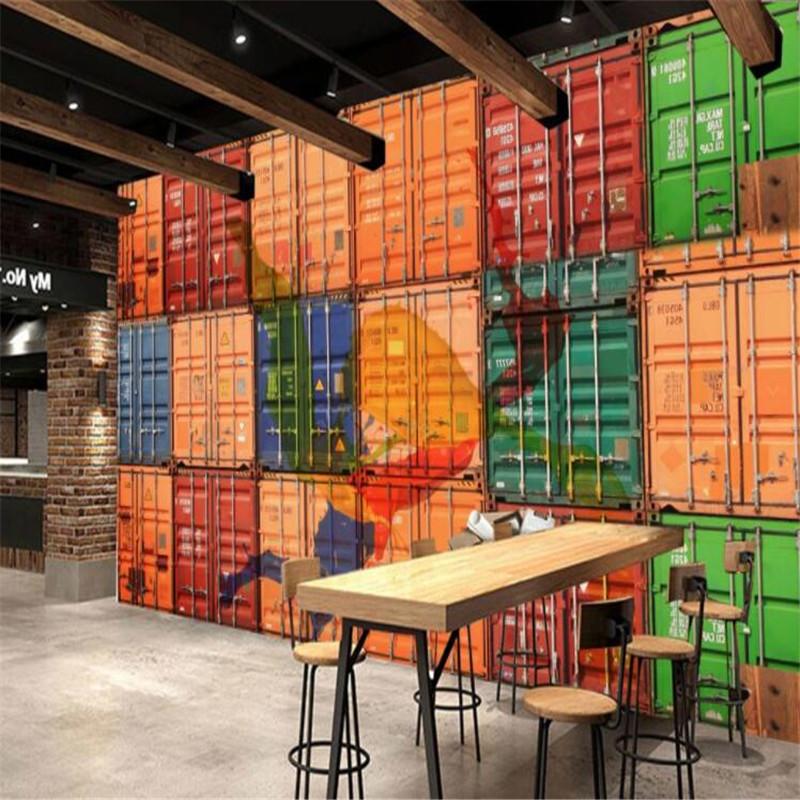 Retro Nostalgic Containers 3D Mural Wallpaper for Bar Restaurant Cafe Industrial Decor Background Wall Paper 3D Papel De Parede, Canvas
Retro Nostalgic Containers 3D Mural Wallpaper for Bar Restaurant Cafe Industrial Decor Background Wall Paper 3D Papel De Parede, Canvas