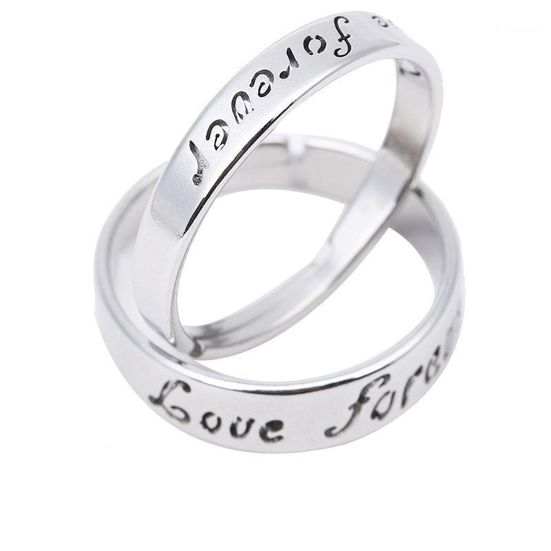 Love Forever Stainless Steel Rings For Men Lover Couple Fashion Women Adjustable Ring Jewelry Band, Silver
Love Forever Stainless Steel Rings For Men Lover Couple Fashion Women Adjustable Ring Jewelry Band, Silver