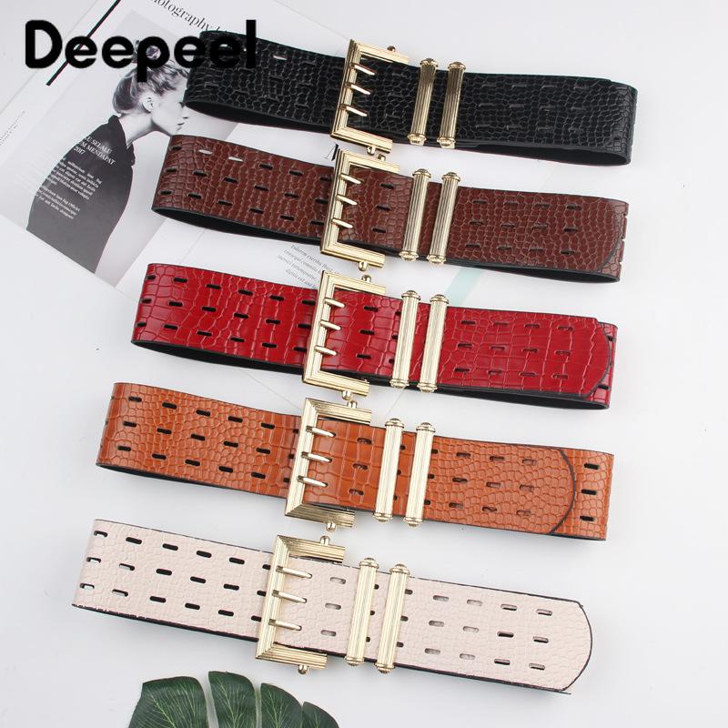 Belts Deepeel 1pc 6.2*98cm Fashion Suit Female Retro Three-pin Buckle Snake Leather Decorative Corset Luxury Harness Waist, Black
Belts Deepeel 1pc 6.2*98cm Fashion Suit Female Retro Three-pin Buckle Snake Leather Decorative Corset Luxury Harness Waist, Black