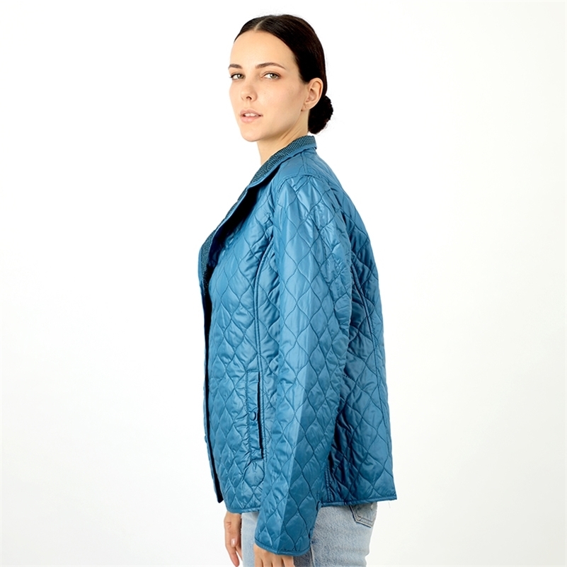 Women's Down Jacket Short Parka Warm Coat Thin Cotton Quilted Vintage Lightweight Vest for Ladies Quality Clothes Outwear Y201001