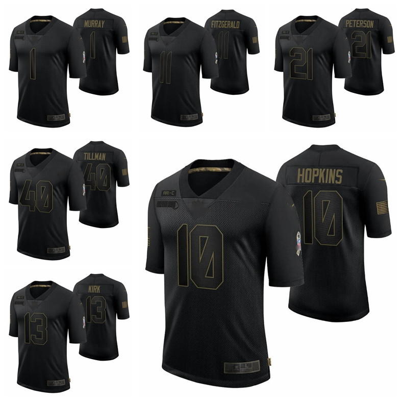 Arizona Men Women Youth Cardinal 40 Pat Tillman 11 Larry Fitzgerald 1 Kyler Murray 10 DeAndre Hopkins 2020 Salute To Service Retired Limited Football Jersey Black
Arizona Men Women Youth Cardinal 40 Pat Tillman 11 Larry Fitzgerald 1 Kyler Murray 10 DeAndre Hopkins 2020 Salute To Service Retired Limited Football Jersey Black