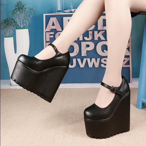 2020 Single British Small Wild Tide Thick Bottom Muffin Wedges Women's Shoes Mz0g, Black
2020 Single British Small Wild Tide Thick Bottom Muffin Wedges Women's Shoes Mz0g, Black