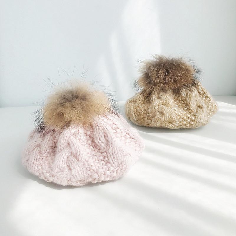 Real Fur Winter Beret Hats Women Franch Style Vintage Painter Wool Berets Hat with big pom Female Octagonal cap Kitted Hats, Black
Real Fur Winter Beret Hats Women Franch Style Vintage Painter Wool Berets Hat with big pom Female Octagonal cap Kitted Hats, Black