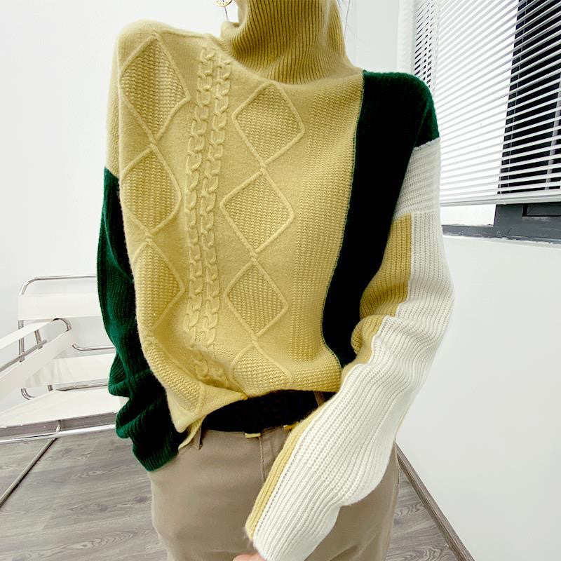 2021 New Autumn Winter Fashion Contrast Cashmere Neck High Long Female Jumper Knit Sweater G3H4, Games
2021 New Autumn Winter Fashion Contrast Cashmere Neck High Long Female Jumper Knit Sweater G3H4, Games