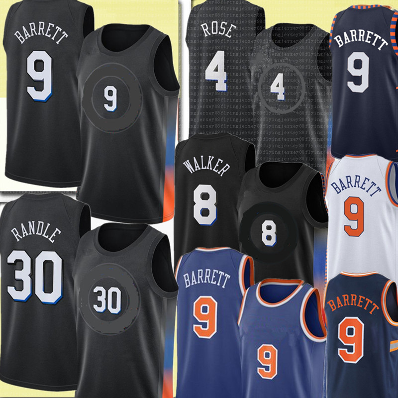 9 RJ man Barrett Kemba 8 Walker Jersey Julius 30 Randle Derrick 4 Rose Basketball Jerseys Patrick 33 Ewing Jersey Embroidery Logos Black Blue White
9 RJ man Barrett Kemba 8 Walker Jersey Julius 30 Randle Derrick 4 Rose Basketball Jerseys Patrick 33 Ewing Jersey Embroidery Logos Black Blue White
